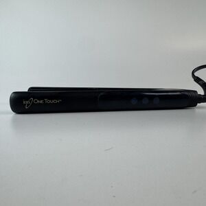 Ion One Touch Hair Straightener Flat Iron Model 301667 Black 110-240V Styling‎